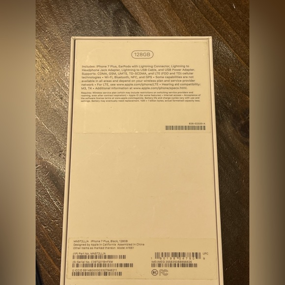 ❌❌ sold ❌❌Apple iPhone 7 Plus 128 GB black with original box Unlocked - Picture 4 of 4